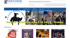 Desktop Screenshot of eventsincolorado.com